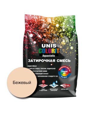 Затирка UNIS Colorit бежевый 2кг 11602906