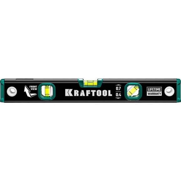 Уровень KRAFTOOL с зеркальным глазком, 400 мм 34781-40 Уровень KRAFTOOL с зеркальным глазком, 400 мм 34781-40
