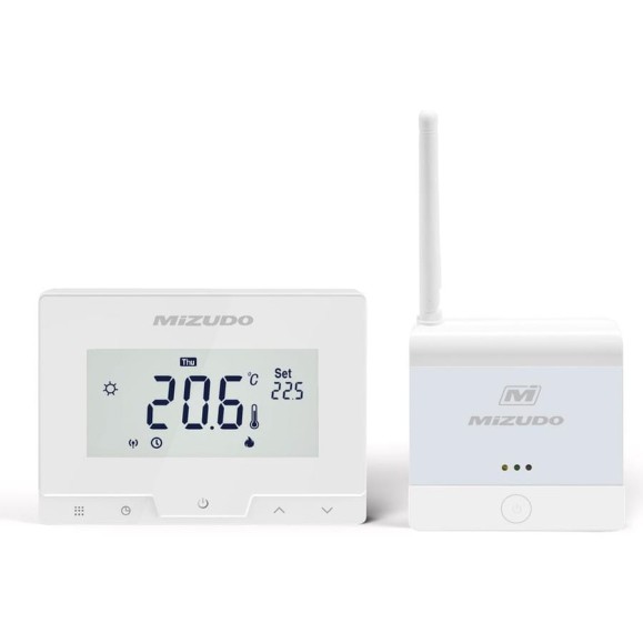 Электронный термостат Mizudo беспроводной, с Wi-Fi управлением Т19ХWHB-7RF-A PP TY T19-WIFI Электронный термостат Mizudo беспроводной, с Wi-Fi управлением Т19ХWHB-7RF-A PP TY T19-WIFI