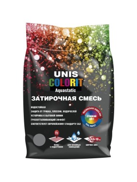 Затирка UNIS Colorit черный 2 кг 11602908