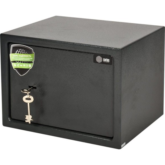 Мебельный сейф CACTUS 250x350x250 мм, ключевой CS-SF-K25 1217691 Мебельный сейф CACTUS 250x350x250 мм, ключевой CS-SF-K25 1217691