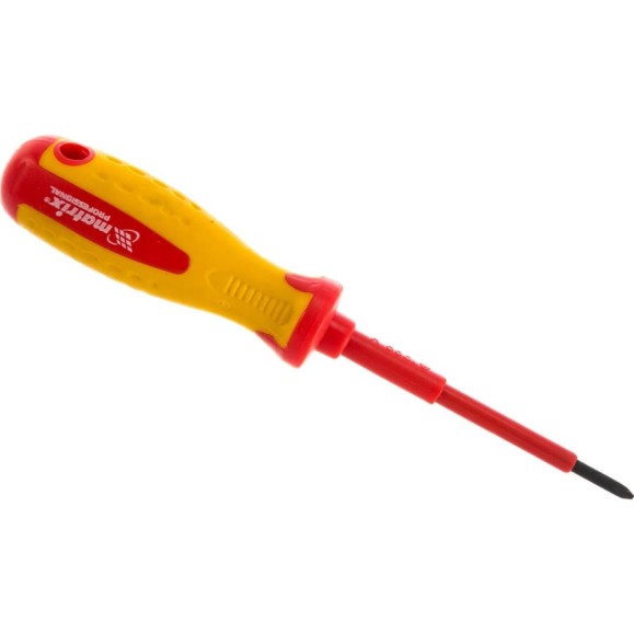 Диэлектрическая отвертка Ph0x75 мм MATRIX PROFESSIONAL Insulated 12924 Диэлектрическая отвертка Ph0x75 мм MATRIX PROFESSIONAL Insulated 12924
