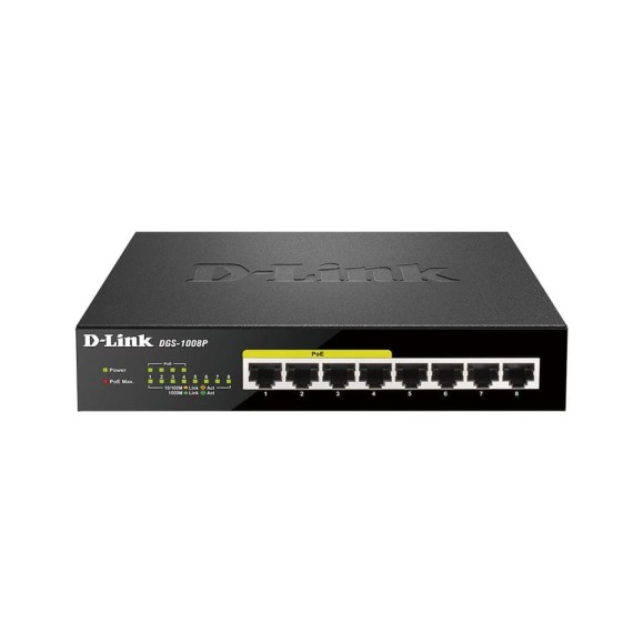 Коммутатор D-link DGS-1008P Коммутатор D-link DGS-1008P