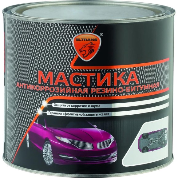 Резино-битумная мастика ELTRANS жестяная банка, 2.4 л EL-0209.02 Резино-битумная мастика ELTRANS жестяная банка, 2.4 л EL-0209.02
