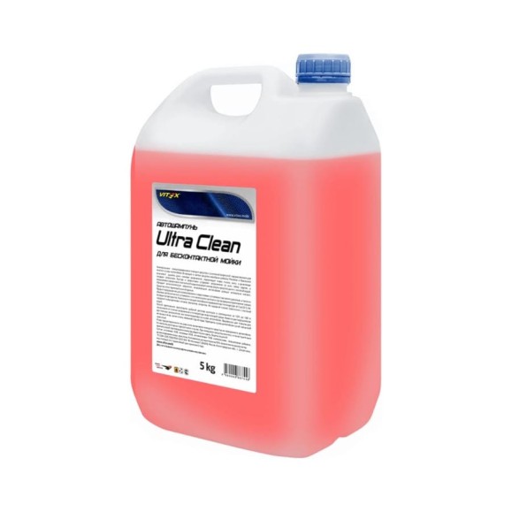 Автошампунь Ultra Clean красный 5 кг для бесконтактной мойки VITEX V900204 Автошампунь Ultra Clean красный 5 кг для бесконтактной мойки VITEX V900204