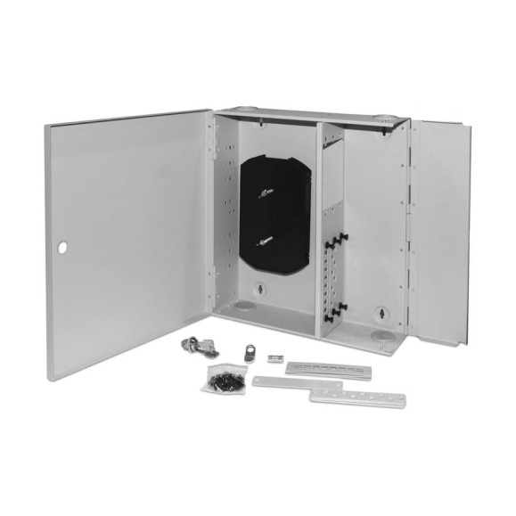 Универсальный настенный оптический бокс Hyperline, FO-WBX-6xSLT-W140H42-48UN-GY, от 8 до 48 250444 Универсальный настенный оптический бокс Hyperline, FO-WBX-6xSLT-W140H42-48UN-GY, от 8 до 48 250444