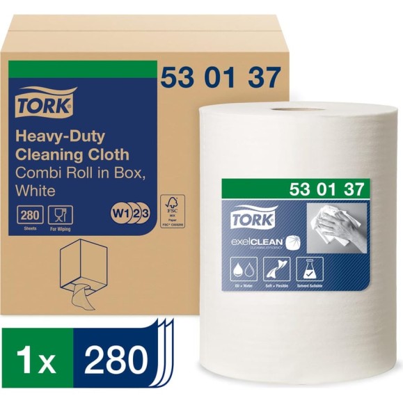 Нетканый материал TORK арт. 530137 Premium 530, белый, малый рулон 106,4 м 8925 Нетканый материал TORK арт. 530137 Premium 530, белый, малый рулон 106,4 м 8925