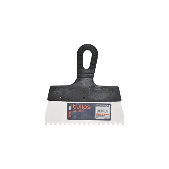 Зубчатый шпатель Tulips tools 250 мм, зуб 8х8 мм IM07-258 Зубчатый шпатель Tulips tools 250 мм, зуб 8х8 мм IM07-258