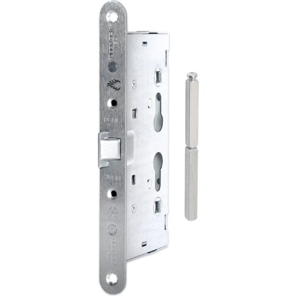 Корпус огнестойкого замка антипаник DOORLOCK V1901/65mm PZ72 ZN в комплекте с разрезным штоком 79082 Корпус огнестойкого замка антипаник DOORLOCK V1901/65mm PZ72 ZN в комплекте с разрезным штоком 79082