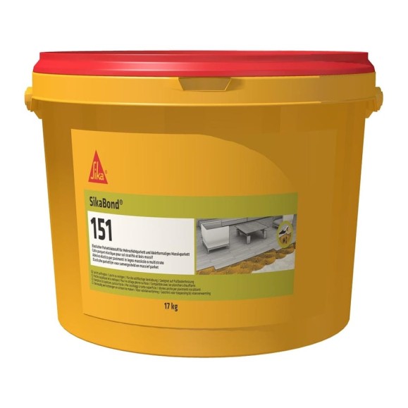 Клей для паркета Sika Bond-151, ведро, 17 кг 134 Клей для паркета Sika Bond-151, ведро, 17 кг 134