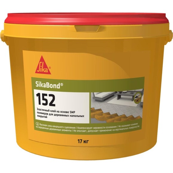 Клей для паркета Sika Bond-152 ведро 17 кг 147 Клей для паркета Sika Bond-152 ведро 17 кг 147