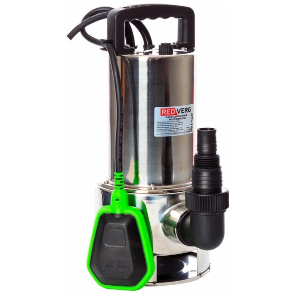 Дренажный насос REDVERG RD-DPS1000/35S 6662084 Дренажный насос REDVERG RD-DPS1000/35S 6662084