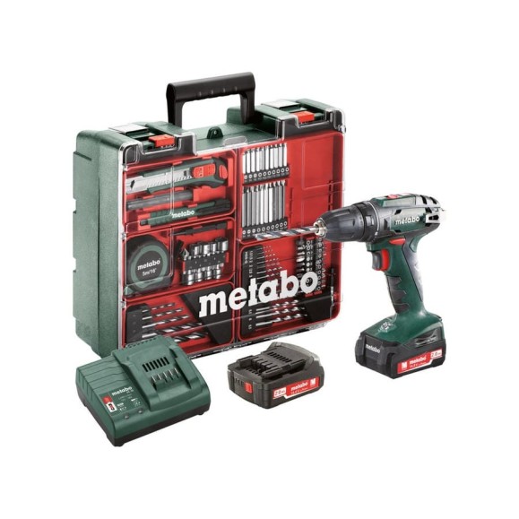 Аккумуляторная дрель Metabo BS 14.4 с набором оснастки 602206880 Аккумуляторная дрель Metabo BS 14.4 с набором оснастки 602206880
