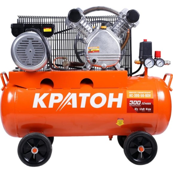 Масляный компрессор с ременным приводом Кратон AC-300-50-BDV 3 01 01 038 Масляный компрессор с ременным приводом Кратон AC-300-50-BDV 3 01 01 038
