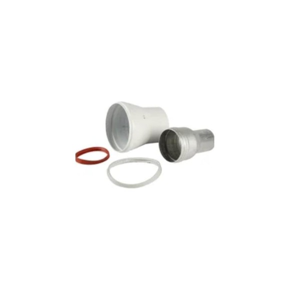 Коаксиальный переходник Baxi диаметр 80/125 мм на диаметр 60/100 мм KHG71411941 Коаксиальный переходник Baxi диаметр 80/125 мм на диаметр 60/100 мм KHG71411941