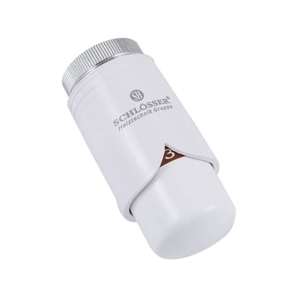 Термостатическая головка SCHLOSSER BRILLANT SH M30x1.5, белый 600200002