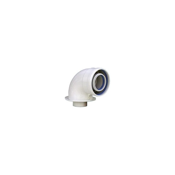 Колено (90 °; 60/100 мм) для котлов Navien BCSA 0486 Колено (90 °; 60/100 мм) для котлов Navien BCSA 0486