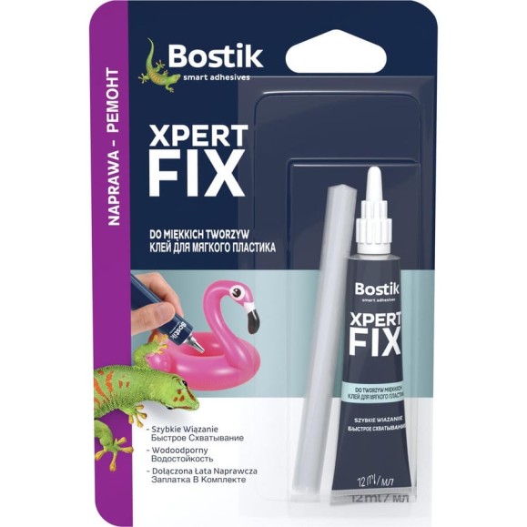 Клей для мягких пластиков Bostik XPERT FIX 12 мл 30611886 Клей для мягких пластиков Bostik XPERT FIX 12 мл 30611886