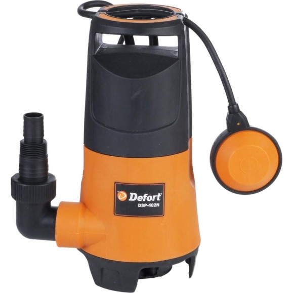 Погружной насос для грязной воды DEFORT DSP-402N 98298390 Погружной насос для грязной воды DEFORT DSP-402N 98298390