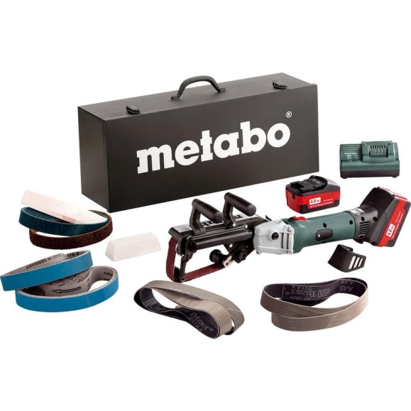 Аккумуляторная ленточная шлифмашина для труб Metabo RB 18 LTX 60 Set 18В 600192870 Аккумуляторная ленточная шлифмашина для труб Metabo RB 18 LTX 60 Set 18В 600192870