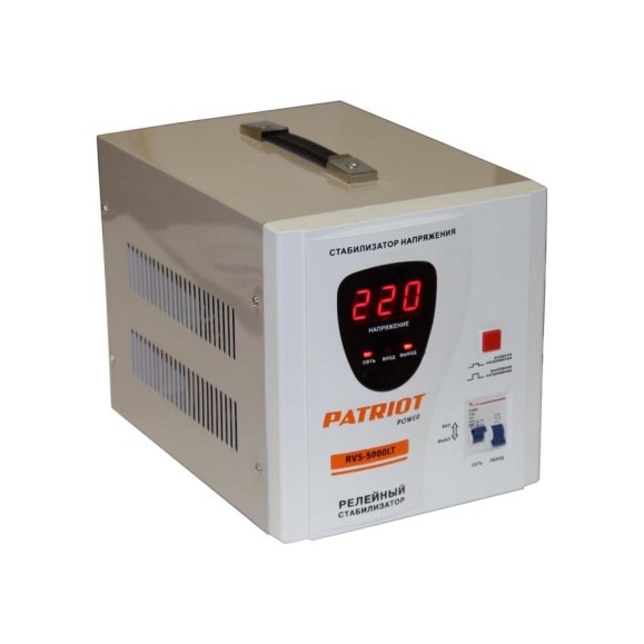 Релейный стабилизатор напряжения PATRIOT RVS-5000LT 670301075 Релейный стабилизатор напряжения PATRIOT RVS-5000LT 670301075