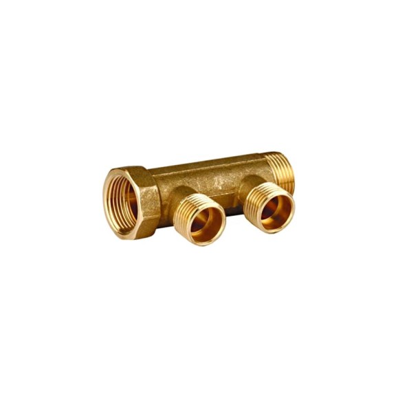 Коллектор (вход 3/4"; выходы 1/2") для трубопровода GENERAL FITTINGS 51045-3/4-1/2-T2 Коллектор (вход 3/4"; выходы 1/2") для трубопровода GENERAL FITTINGS 51045-3/4-1/2-T2