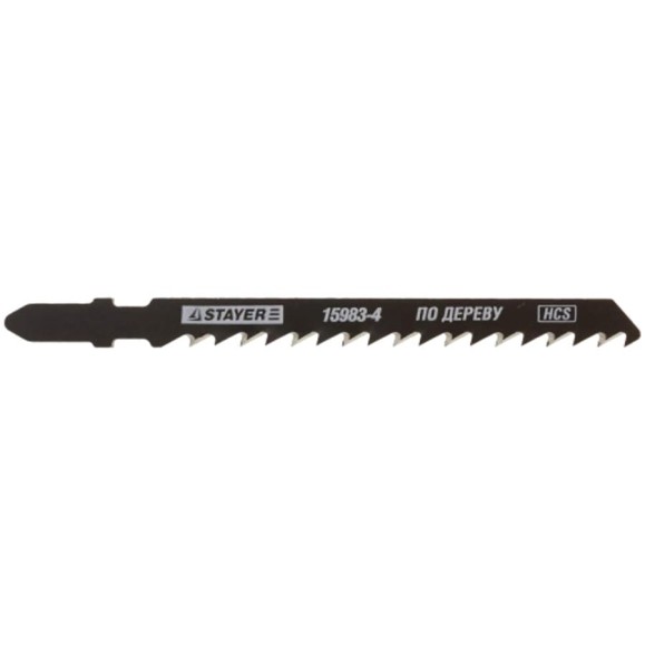 Пилка PROFI T144DP по дереву (3 шт; 75/4 мм) для лобзиков Stayer 15983-4 Пилка PROFI T144DP по дереву (3 шт; 75/4 мм) для лобзиков Stayer 15983-4