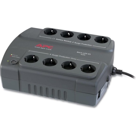Источник бесперебойного питания APC Back-UPS ES 400VA 230V CEE 7/7 BE400-RS Источник бесперебойного питания APC Back-UPS ES 400VA 230V CEE 7/7 BE400-RS