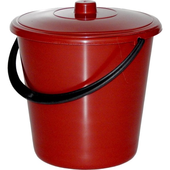 Хозяйственное ведро с крышкой BlagPlast 10 л, красное Bl-19902-2 Хозяйственное ведро с крышкой BlagPlast 10 л, красное Bl-19902-2
