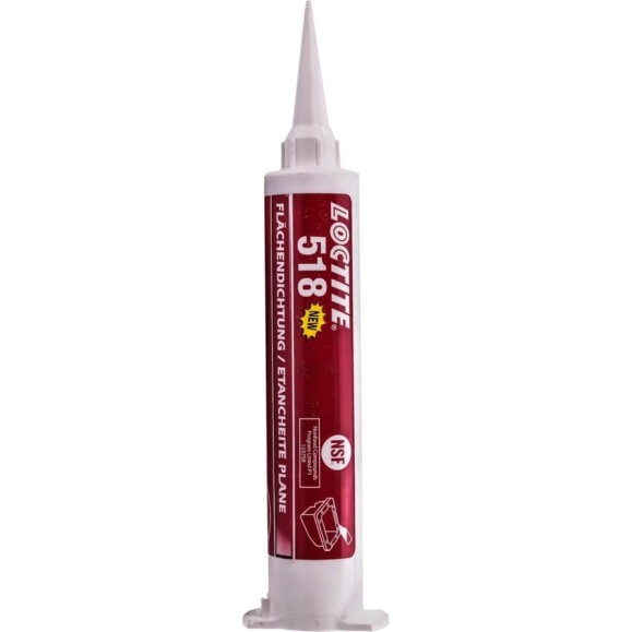 Уплотнитель для жестких фланцев LOCTITE 518 быстрый 25мл 2069175 Уплотнитель для жестких фланцев LOCTITE 518 быстрый 25мл 2069175