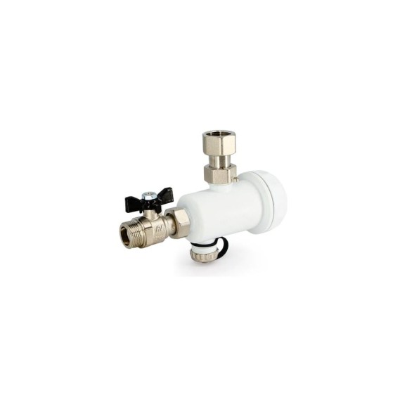Магнитный фильтр-грязеуловитель для котла Uni-Fitt 3/4" пластик белый 215W3000 Магнитный фильтр-грязеуловитель для котла Uni-Fitt 3/4" пластик белый 215W3000