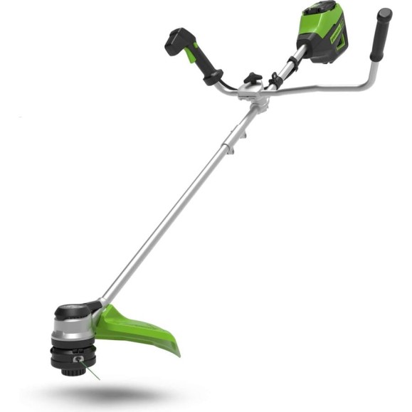 Бесщеточный аккумуляторный триммер Greenworks GD60BCB 60V, с АКБ 6 А*ч и ЗУ 2108407UF Бесщеточный аккумуляторный триммер Greenworks GD60BCB 60V, с АКБ 6 А*ч и ЗУ 2108407UF