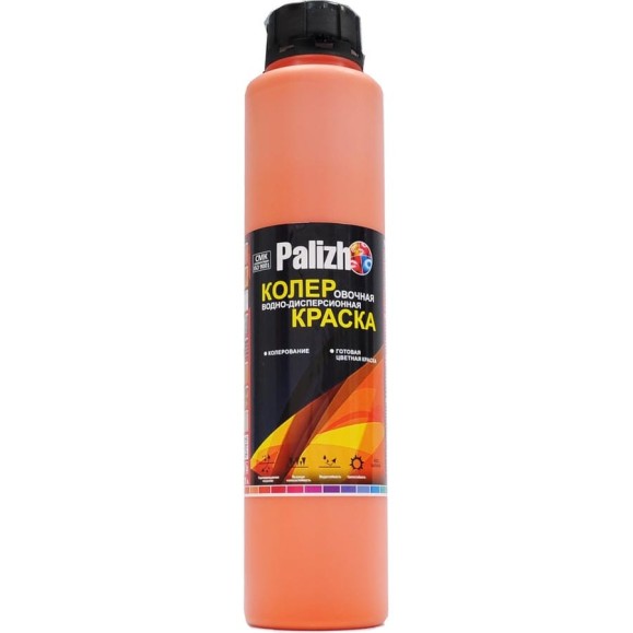 Колеровочная краска Palizh В/Д №501 оранжевый 0,75 л 11605638 Колеровочная краска Palizh В/Д №501 оранжевый 0,75 л 11605638