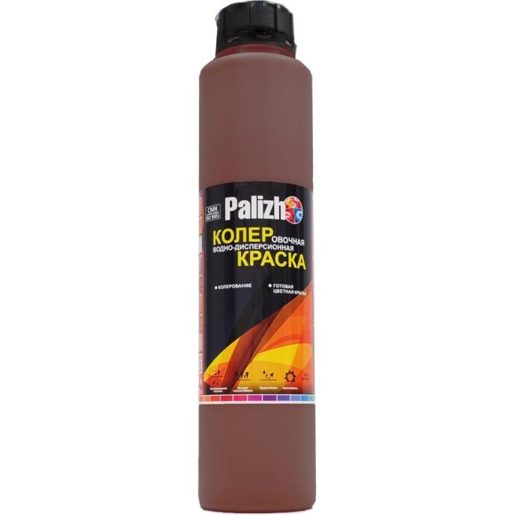 Колеровочная краска Palizh В/Д №509 шоколадный 0,75 л 11605849 Колеровочная краска Palizh В/Д №509 шоколадный 0,75 л 11605849