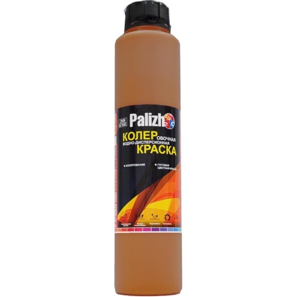 Колеровочная краска Palizh В/Д №507 коричневый 0,75 л 11603604 Колеровочная краска Palizh В/Д №507 коричневый 0,75 л 11603604