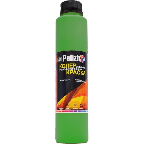 Колеровочная краска Palizh В/Д №513 зеленый 0,75 л 11605848 Колеровочная краска Palizh В/Д №513 зеленый 0,75 л 11605848
