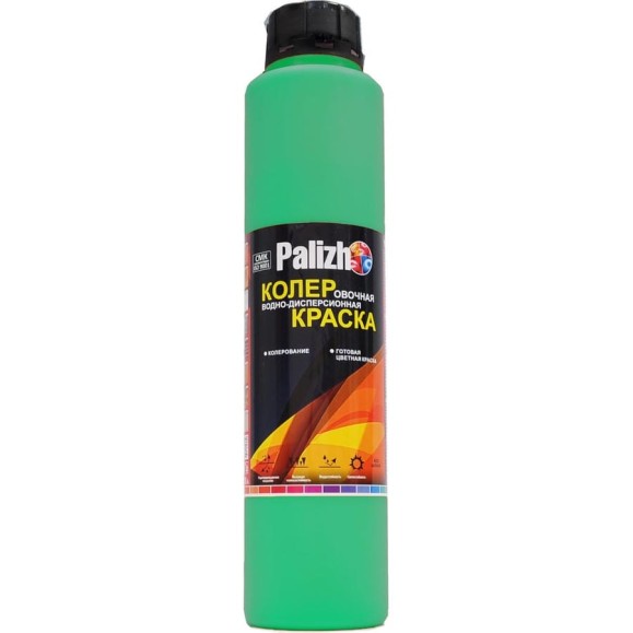 Колеровочная краска Palizh В/Д №515 изумруд 0,75 л 11606114 Колеровочная краска Palizh В/Д №515 изумруд 0,75 л 11606114