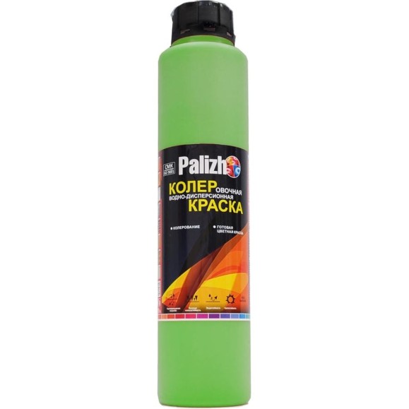 Колеровочная краска Palizh В/Д №512 салатовый 0,75 л 11603606 Колеровочная краска Palizh В/Д №512 салатовый 0,75 л 11603606