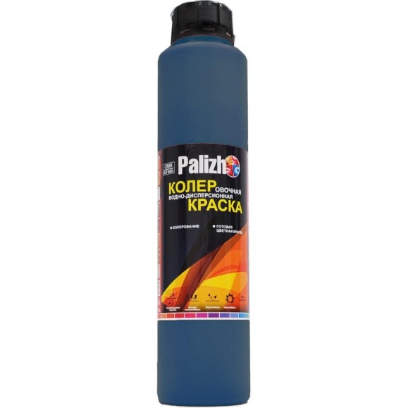 Колеровочная краска Palizh В/Д №510 мокрый асфальт 0,75 л 11603605 Колеровочная краска Palizh В/Д №510 мокрый асфальт 0,75 л 11603605