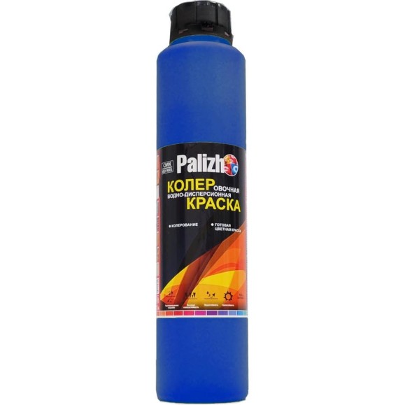 Колеровочная краска Palizh В/Д №518 синий 0,75 л 11605847 Колеровочная краска Palizh В/Д №518 синий 0,75 л 11605847