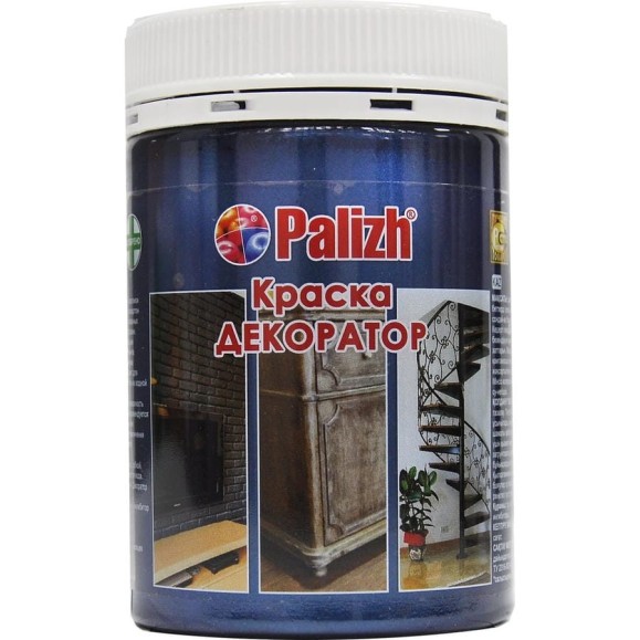 Акриловая краска-колер Palizh №160 синяя сталь, 0,25 кг 11605834 Акриловая краска-колер Palizh №160 синяя сталь, 0,25 кг 11605834