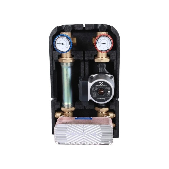 Насосная группа STOUT с 28 пластинами, с насосом Grundfos UPSO25-65 SDG-0038-282502 RG008U9S97E7UK Насосная группа STOUT с 28 пластинами, с насосом Grundfos UPSO25-65 SDG-0038-282502 RG008U9S97E7UK