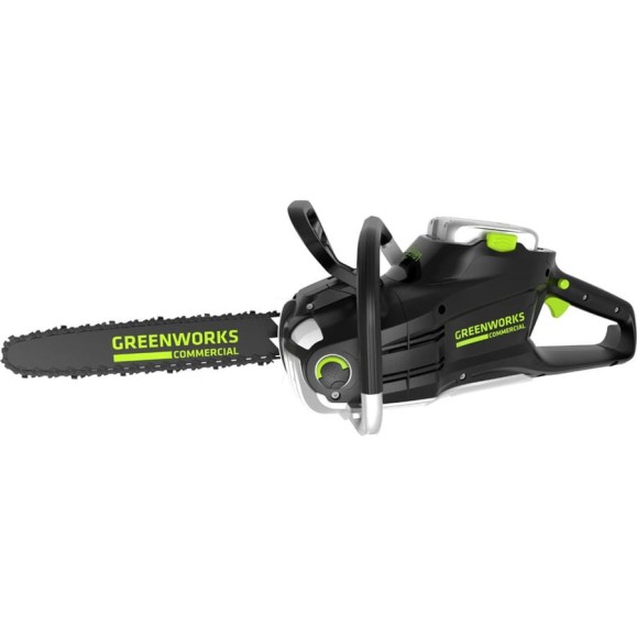 Бесщеточная аккумуляторная цепная пила Greenworks GC82CS25 82 В, с АКБ 2.5 А*ч и ЗУ 2007507UA Бесщеточная аккумуляторная цепная пила Greenworks GC82CS25 82 В, с АКБ 2.5 А*ч и ЗУ 2007507UA