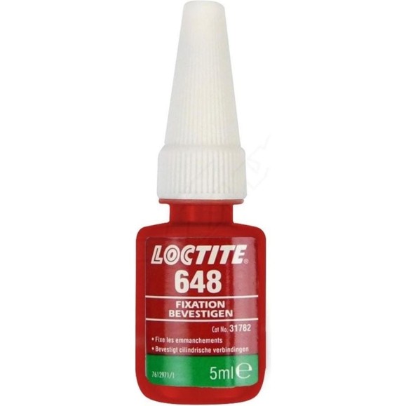 Вал-втулочный фиксатор LOCTITE высокотемпературный быстроотверждаемый 648 5 мл 1804041 Вал-втулочный фиксатор LOCTITE высокотемпературный быстроотверждаемый 648 5 мл 1804041