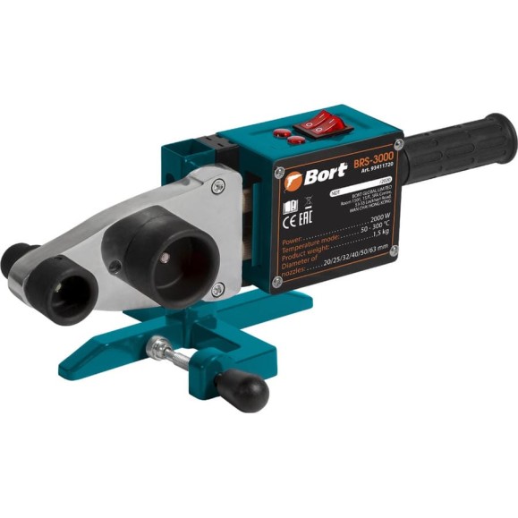 Аппарат для сварки труб BORT BRS-3000 93411720 Аппарат для сварки труб BORT BRS-3000 93411720