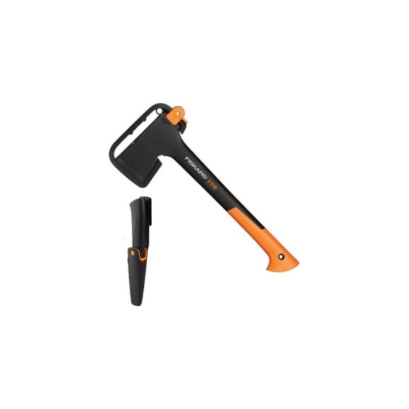Набор Fiskars: топор Х10, универсальный нож с точилкой 1057914 Набор Fiskars: топор Х10, универсальный нож с точилкой 1057914