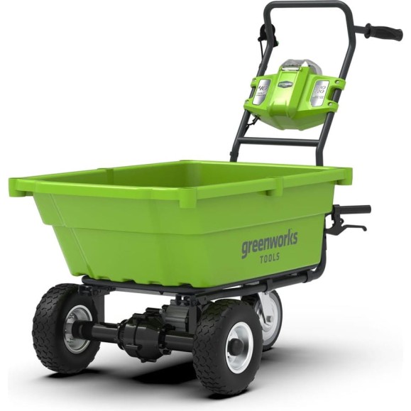 Самоходная садовая тележка Greenworks G40GCK6 40 В, с АКБ 6 А*ч и ЗУ 7400007UF Самоходная садовая тележка Greenworks G40GCK6 40 В, с АКБ 6 А*ч и ЗУ 7400007UF