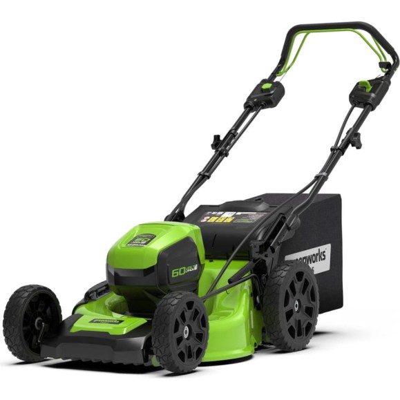 Бесщеточная самоходная аккумуляторная газонокосилка Greenworks GD60LM51SP 60 В 2514307 Бесщеточная самоходная аккумуляторная газонокосилка Greenworks GD60LM51SP 60 В 2514307
