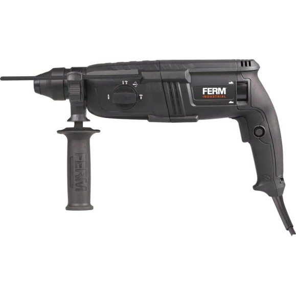 Перфоратор FERM IND SDS-plus 800 W, сила удара - 2.7 Дж, число ударов в мин - 0-5500 HDM1038P Перфоратор FERM IND SDS-plus 800 W, сила удара - 2.7 Дж, число ударов в мин - 0-5500 HDM1038P