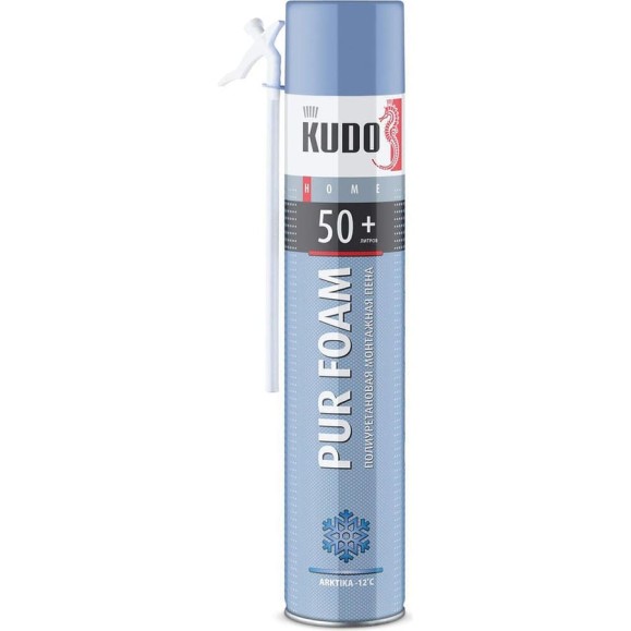 Полиуретановая монтажная пена KUDO HOME 50+ ARKTIKA 1000 мл 11605565 Полиуретановая монтажная пена KUDO HOME 50+ ARKTIKA 1000 мл 11605565